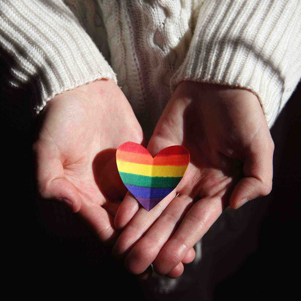 Pride-colored heart - LGBTQ rights - Romikas jewelry
