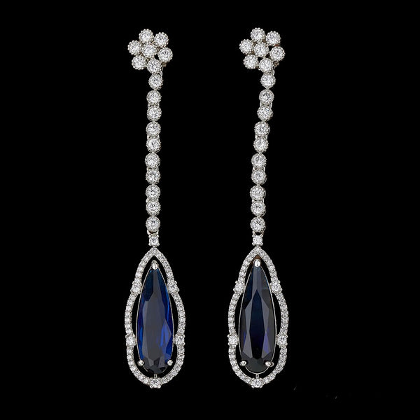 Sapphire Ayla Cubic Zirconia Earrings