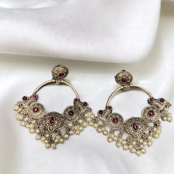 Ruby Rachna Oxidized Earrings