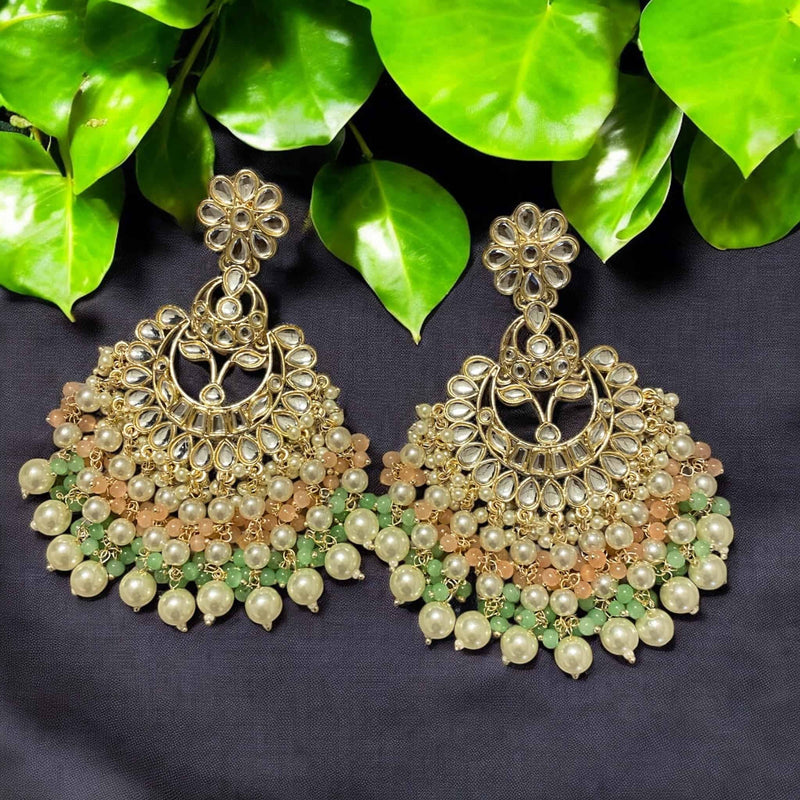 Mint and Pink Kundan Earrings with Pearls and Multicolor Beads | Indian Bridal Jewelry for Weddings and Festive Occasions | Traditional South Asian Earrings for Lehenga, Saree, or Gown | Handmade Ethnic Jewelry for Mehndi, Sangeet, Reception, or Party | Elegant Statement Earrings for Indian American Brides | Pearl and Beaded Kundan Earrings for Cultural Events and Desi Celebrations | Fusion Jewelry for Modern Brides.