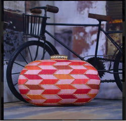 Multicolor Urvashi Clutch Bag