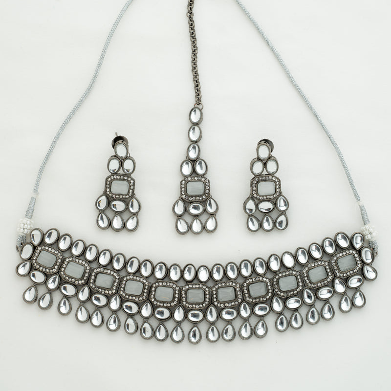 Grey Shanaya Jewelry Set