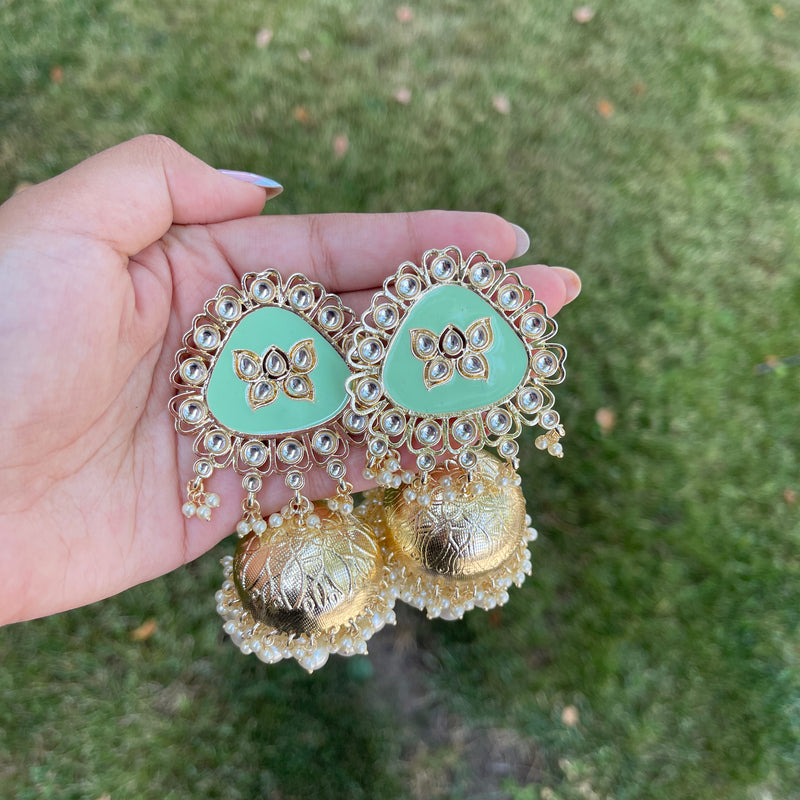 Mint Narina Jhumka