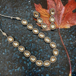 Sarika Kundan Long Necklace Set