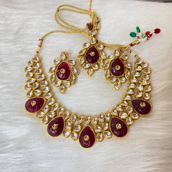 Maroon Abita Jewelry Set