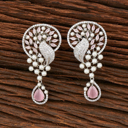 Pink Nalaya Cubic Zirconia Earrings