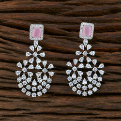 Pink Roman Cubic Zirconia Earrings