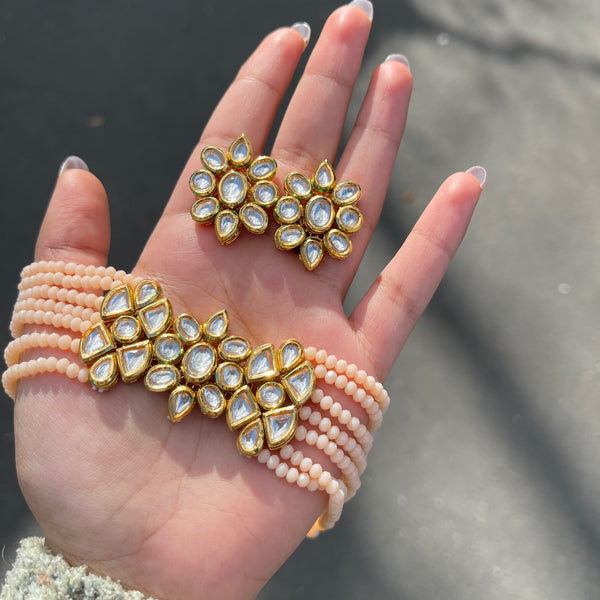 Pink Shriya Necklace Set