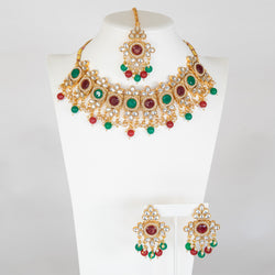 Multicolor Amrita Kundan Choker Set