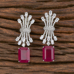 Ruby Havana Cubic Zirconia Earrings