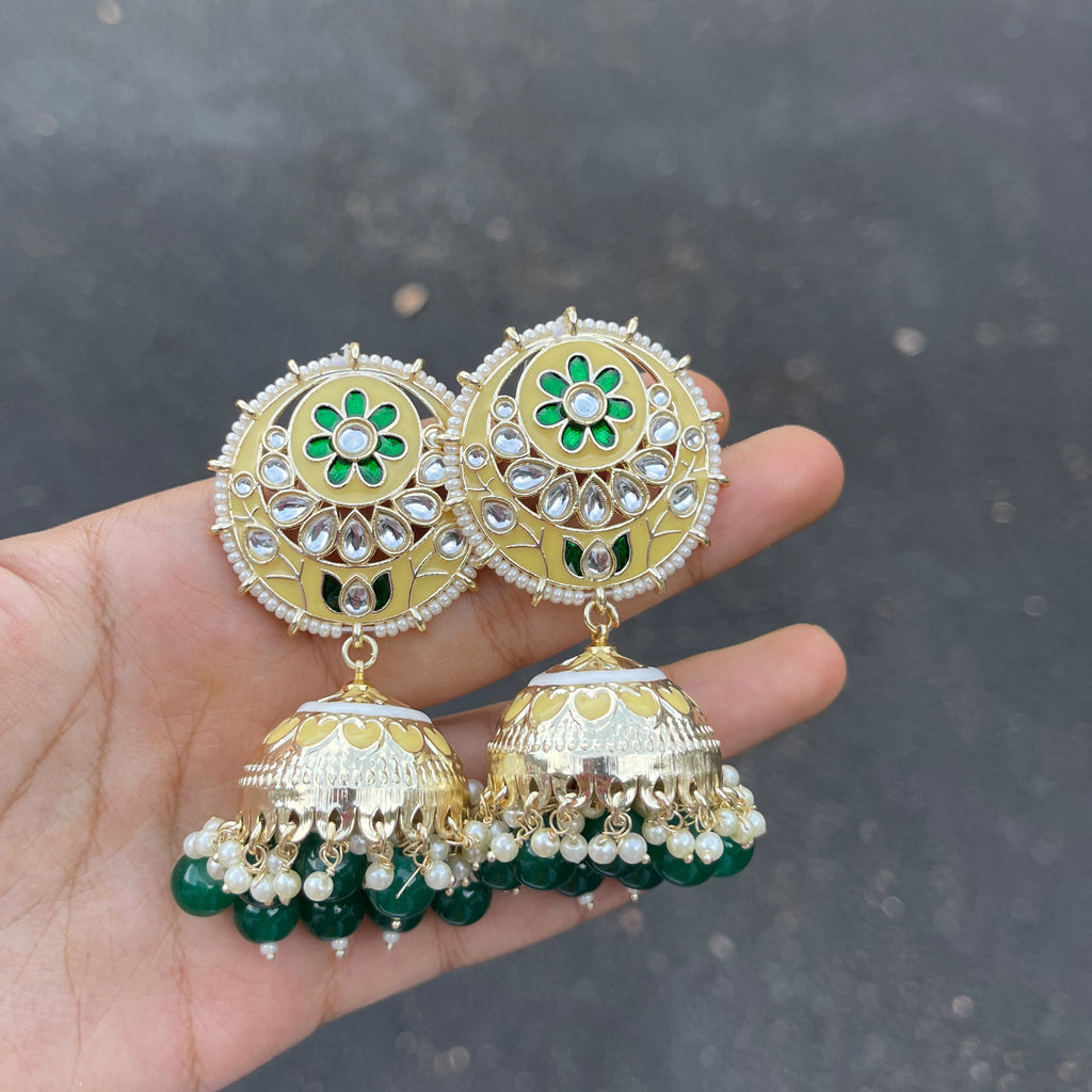 Gold Jhumka Earrings – Gold Palace