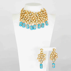 Adhira jewelry set: necklace, earrings - Romikas