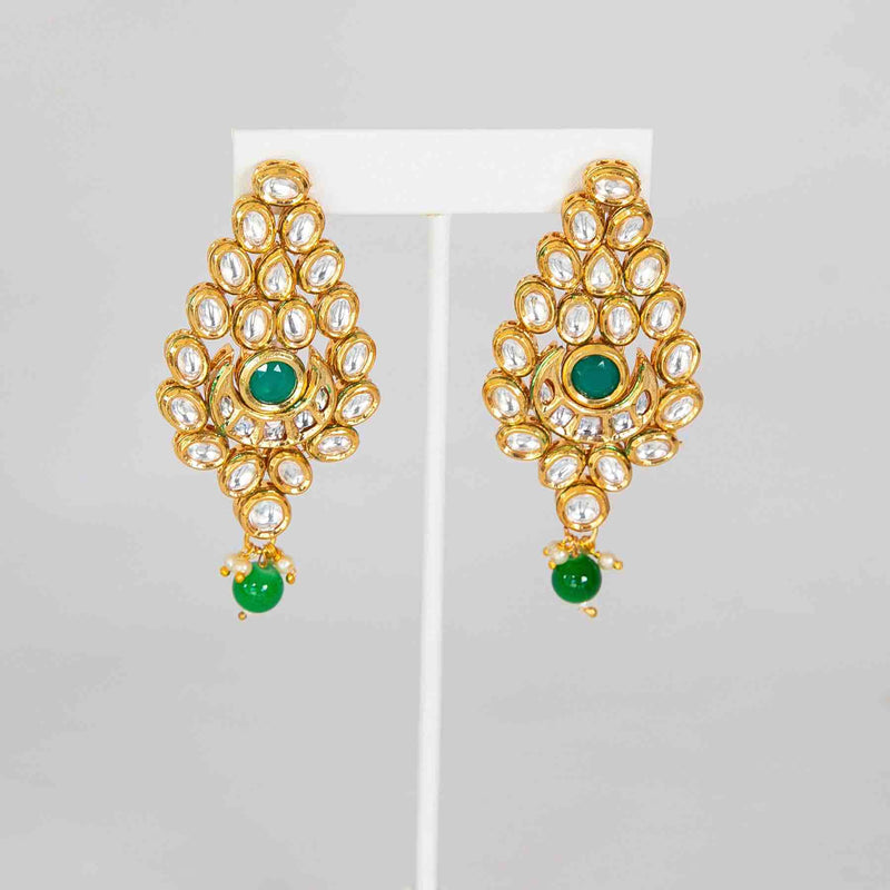 Green Amoli earrings - Romikas