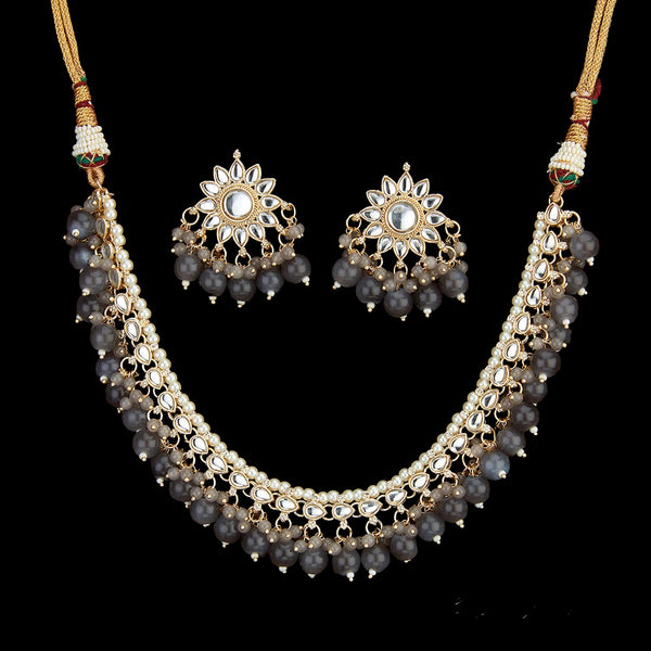 Grey Piyali Jewelry Set