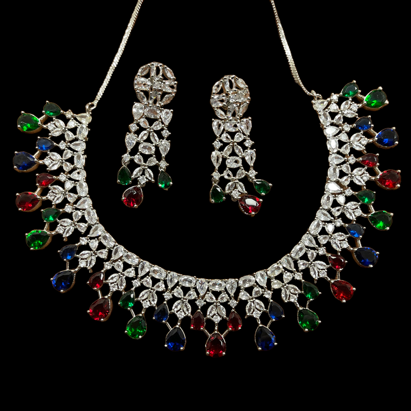 Multicolor Kanyari Jewelry Set