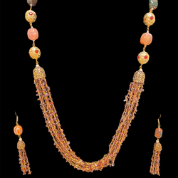 Maroon Sharvi Jewelry Set