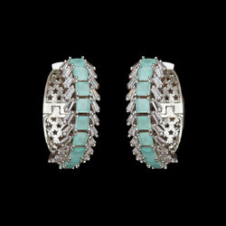 Mint Zaheba Bali Cubic Zirconia Earrings