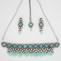 Firozi Mehraan Jewelry Set