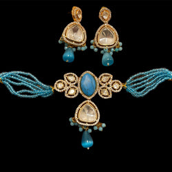 Blue Konkona Jewelry Set