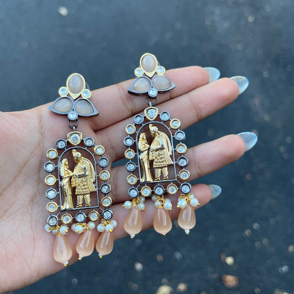 Peach Ranisha Earrings