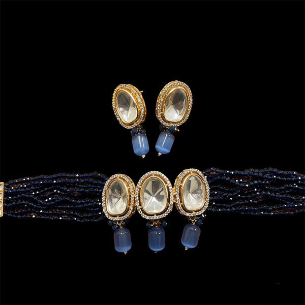 Blue Patralekha Jewelry Set