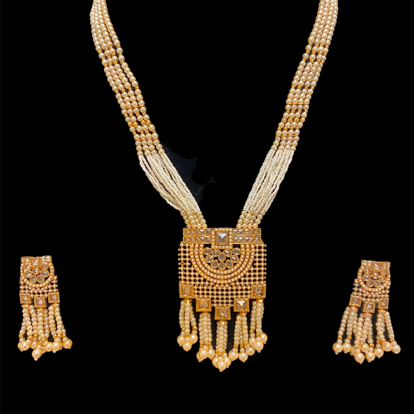 Pearl Rohini Jewelry Set