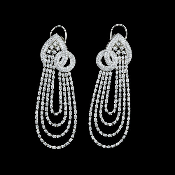 White Shizia Earrings