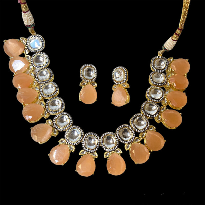 Peach Shibani Jewelry Set