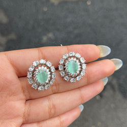 Mint Zafra Earrings