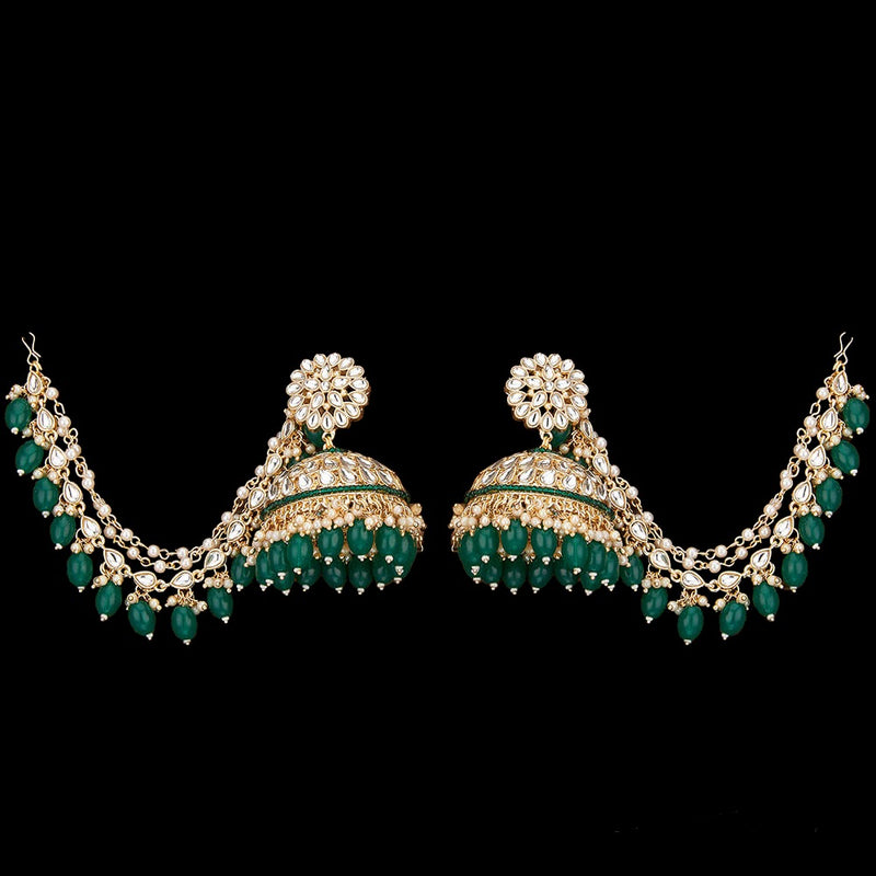 Green Pankhuri Earrings