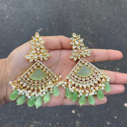 Mint Aaftab Earrings