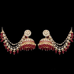 Rani Pankhuri Kundan Earrings