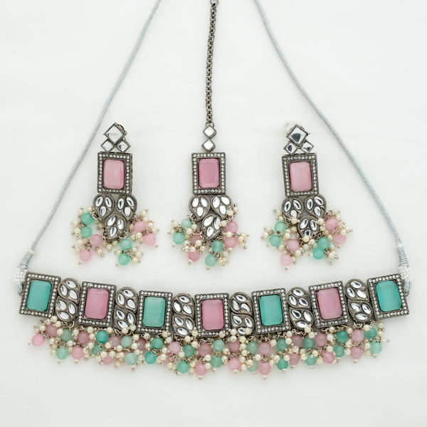 Multicolor Noorani Jewelry Set