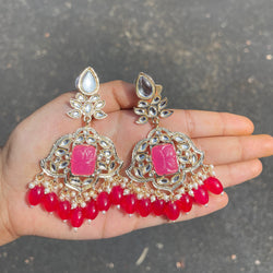 Rani Krishanya Kundan Earrings