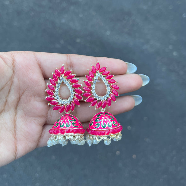 Pink Kakoli Earrings