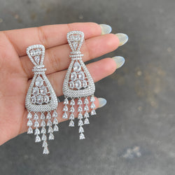 White Azura Cubic Zirconia Earrings