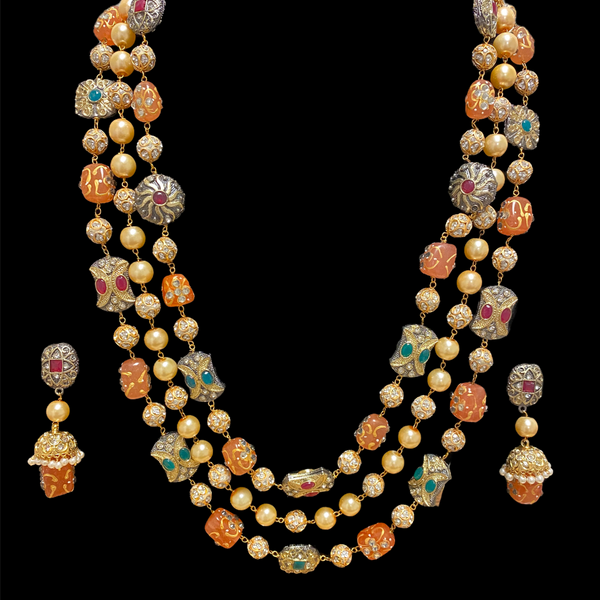 Peach Tashi Jewelry Set