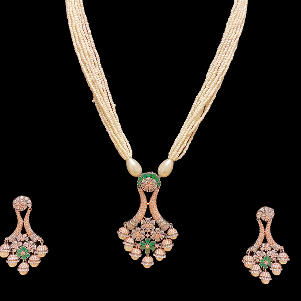 Emerald Veda Jewelry Set